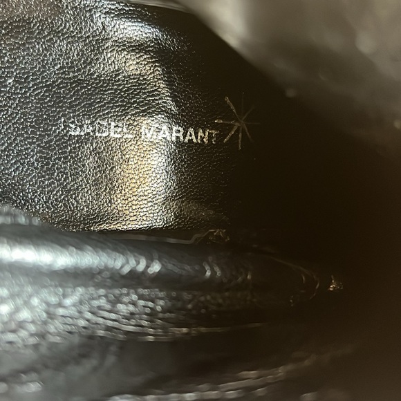 Isabel Marant suede leather studded rocker ankle boots 7.5 RARE fall boots 38 - Picture 4 of 6